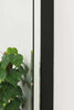 Aston Large Mirror Full length Black Wall Bevelled All Glass 144 x 115.5CM