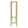 Narrow Console Table Living Room Entrance Hallway Side Display Stand Glass Desk