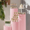 Wedding Party Decor Folding Cylindrical Cake Dessert Table Roman Column Ornament