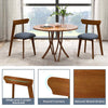 Wood Dining Chairs Set of 2 Mid-Century Modern Kitchen Chairs
