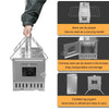 Camp Wood Stove Tent Wood Burning Stove Log with Chimney Pipe Side Racks Gloves