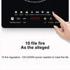 2200W 50HZ Electric Induction Hob Portable Cooker Digital Touch Single Hot Plate