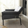 3 Seater Click Clack Sofa Bed Recliner Settee Couch Sofabed with Bloster Pillows