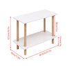 Simple Coffee Table White Sofa Side Table End Table for Living Room Modern