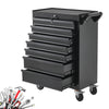 Lockable Garage Workshop Tool Trolley Toolbox 7 Drawers Cabinet Ball Bearings UK