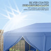 6m x 3m Garden Heavy Duty Pop Up Gazebo Marquee Party Tent Wedding Canopy New