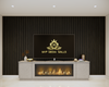 Media Wall Package - 2m floor standing unit - 40' Electric fire