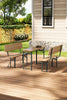 Foldable Outdoor Garden Beer Table and Benches Set Picnic Bistro Chair Furniture