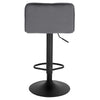 1/2/4/6x Breakfast Bar Stool w/ Backrest Gas Lift Swivel Adjustable Pub Stool