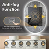 Illuminated Bathroom Mirror With LED Lights Bluetooth Demister Touch Sensor