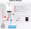 6L LPG Hot Water Heater Propane Gas Tankless Instant Boiler Shower Kit