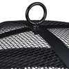 Neo Black Outdoor Heater Fire Pit Bowl Garden Patio Grate Lid Poker BBQ