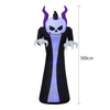 10ft Halloween Inflatable Outdoor Decorations Pumpkin Ghost LED Lights Yard Deco