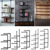 Shelf Industrial Steel pipe Wall Floating Storage Shelving Unit 2 - 4.5 Tiers