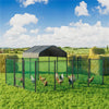 Large Metal Chicken Coop Poultry Cage Hen Run Exercise Playpen Wire Fence Garden