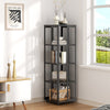 4 Tier Metal Storage Shelving Unit File Cabinet Shelf Mobile Bookcase Bookshelf