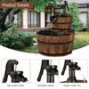 Garden Fountain 2 Floors Fountain Closed Water Circuit with Pump & Water Feature