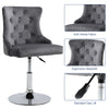 Medium Back Barstool Adjustable Kitchen Counter Bar Stool Chair Soft Padded Seat