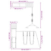 Outdoor Playset Impregnated Wood Pine vidaXL