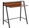 Small Writing Desk Vintage Industrial Table Metal Computer Furniture Office PC