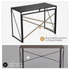 100 cm Folding Desk Foldable Computer Desk Table No Assembly Home Office Table