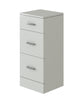 Bathroom Cabinet Cupboard Unit Storage 3 Drawer Wood Floor FreeStanding Rack