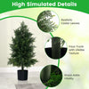 Artificial Cedar Topiary Tree Indoor Outdoor Fake Pine Tree Home Decor