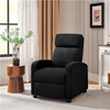 Adjustable Boucle Reclining Chair For Living Room Bedroom Home Theater Black
