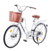24/26inch Wheels Adult City Bike Vintage Women Bicycle 7 Speed lady Cycle Basket
