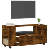 Camerina TV Cabinet Smoked Oak 102x34.5x43 Engineered Wood,TV Stand T4S9
