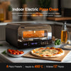 Smilesun Indoor Pizza Oven 12” Electric Pizza Maker 6 Presets & Timer with Kits
