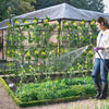 Foldable Trellis Garden Climbing Plant Support w/Adjustable Auxiliary Clips