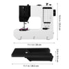 38 Stitches Electric Sewing Machine Mini Household with Extension Table UK 220V