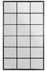 Extra Large Black Window Leaner - Wall Mirror 79" X 47" 200 x 120cm MirrorOutlet