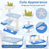 Ocean-themed Cat Tree 3-level Cat Tower Activity Center Sisal Scratching Posts