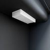 LED Bathroom Mirror Black Cabinet with Shaver Socket 500x700 Single Door Button