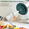 3L Electric Meat Grinder Stainless Steel Food Chopper & Vegetable Slicer