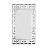 Modern Accent Glass Wall Mirror Rectangular for Living Room Bedroom Office Foyer