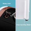 Portable Washing Machine Mini Single Tub Washer for Flats Dorm Camping White New