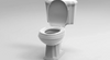 Bathroom Traditional Close Coupled Toilet Pan With Soft Close Seat Cistern WC