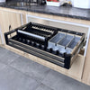 Pull Out Kitchen Basket Slide Out Storage Basket Cupboard Stainless Steel Drawer