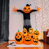 9FT 8FT Pumpkin Ghost Inflatable Halloween Decoration w/ LED Lights Accessories