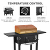 XL Outdoor Smoker Barbecue Charcoal BBQ Grill Portable Garden BBQ Grill Trolley