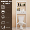 Over The Toilet Bathroom Storage Shelf Space-Saving Organizer with 2 Drawers