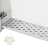 Mondeer Bathroom Mirror Cabinet with Metal Water Filter Plate 65*15*65cm White