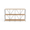 Oak Cube Storage Shelving Unit Bookcase Storage Unit