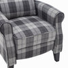 Recliner Sofa Chair Adjustable Velvet Armchair Lounger Luxury Seater Upholstered