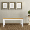 Pine Wood Long Kitchen Dining Bench Hallway Garden Chair Stool Firm Window Seat