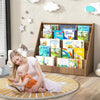 5-Tier Children Bookcase Magazine Storage & Display Rack-Natural