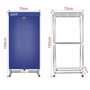 Electric Clothes Dryer 1200W 10KG Folding Indoor Warm Air Drying Wardrobe Large